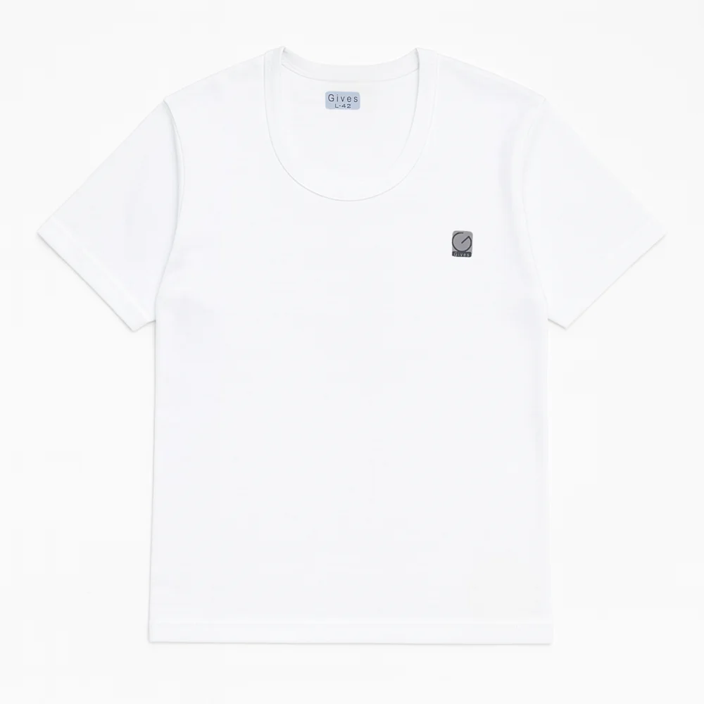 Half Sleeve Cotton White Vest - Image 2