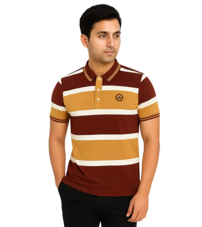 Mocha Linea Polo Shirt