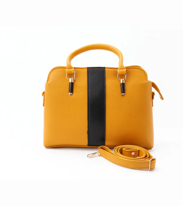 Camel textured hand carry bag – new handbag design in Pakistan by Nouvaid Center, faux leather stylish hand bag for women.