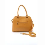 Camel textured hand carry bag new handbag design in Pakistan by Nouvaid Center, faux leather stylish hand bag for women.