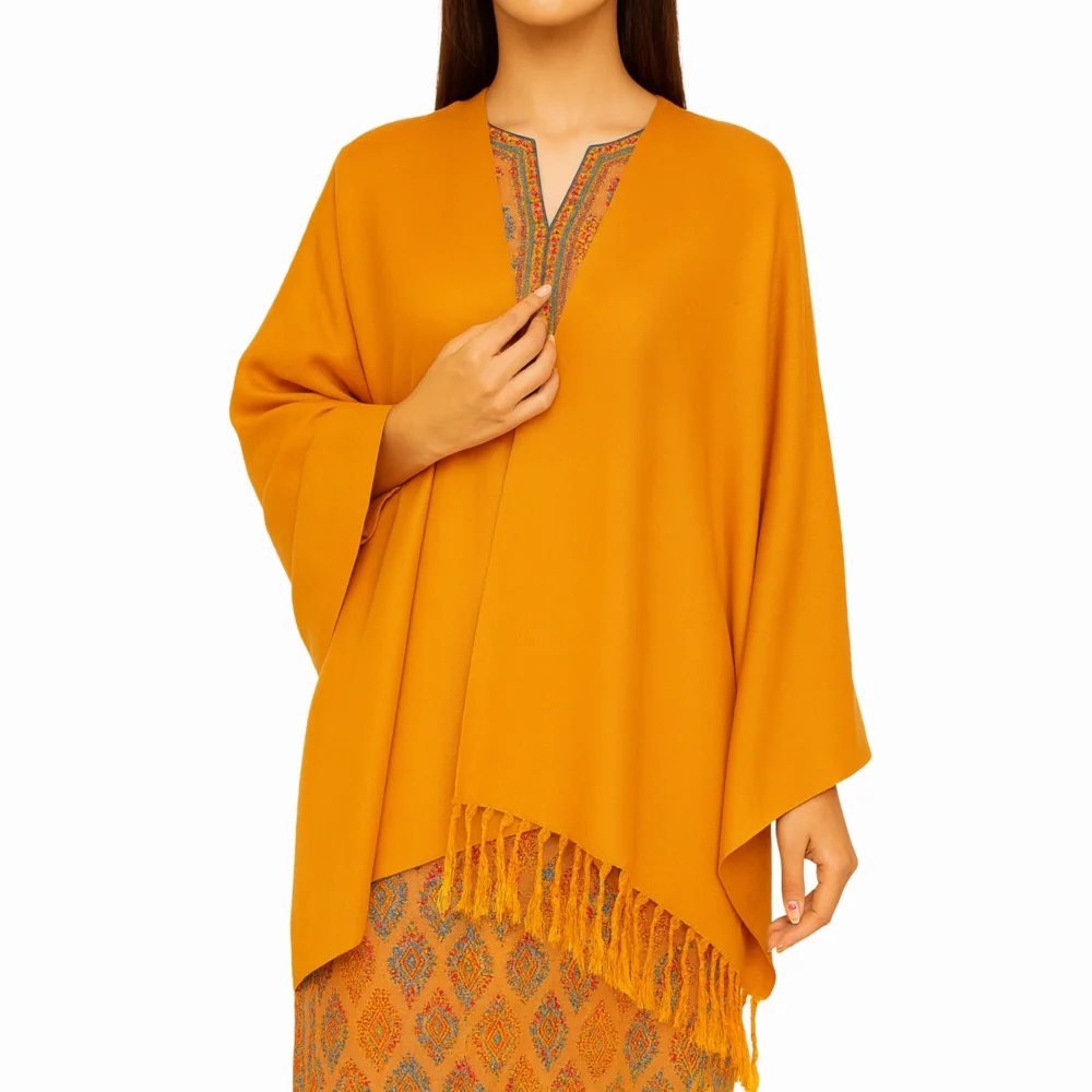 Amber mustard shawl for women soft breathable everyday pret wear shawl by Nouvaid Center Pakistan
