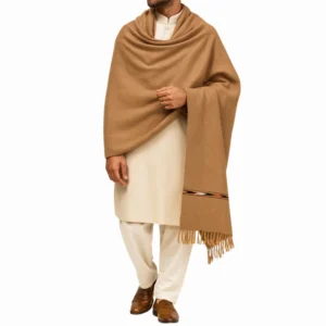 Imperial brown pashmina shawl for men luxury winter shawl by Nouvaid Center Pakistan