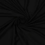 Iconic Jet Black Boski wash and wear fabric by Nouvaid Center, deep black 4 meter suit with buttons and waistband